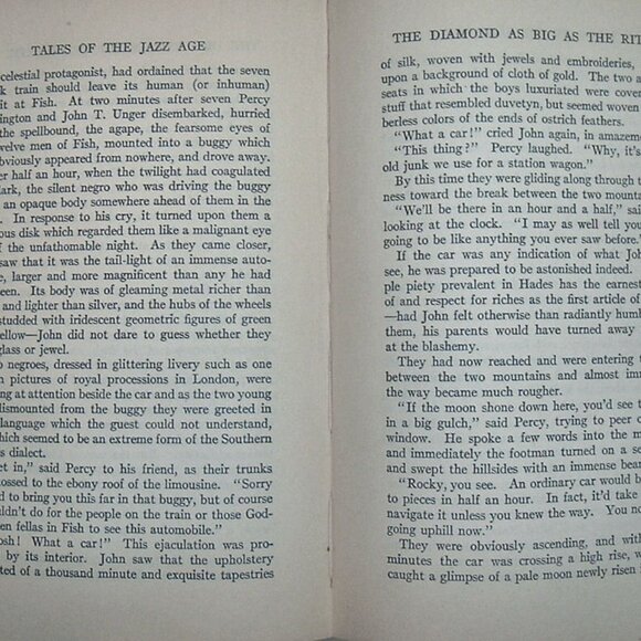 TALES Of The JAZZ AGE by F. Scott Fitzgerald Scribner's &Sons First Edition 1922 - Picture 7 of 12